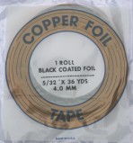 Kupferfolie schwarz 5/32 Zoll 4,0 mm