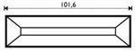 Facette Straight 25,4 x 101,6 mm
