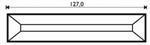 Facette Straight 25,4 x 127,0 mm
