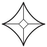 Facette Stern 65,0 x 65,0 mm