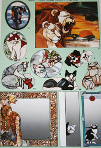 GlasDesign "Simba & Pussy"