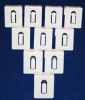10 window clips white