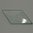 Facette Rhombus Eisblume 38,1 x 63,5 mm